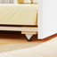 Lit simple avec lit gigogne et toit ouvrant, lit plateforme pour enfants