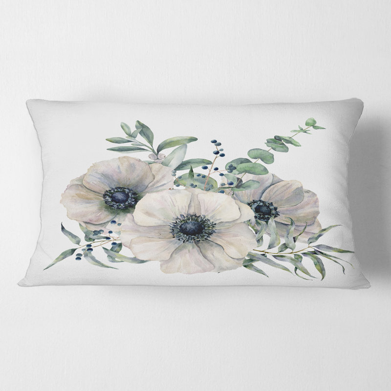Floral Throw Pillow