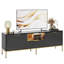 Brilyn Fluted TV Stand, Glossy Media Console with Wave Pattern Buffet Cabinet-1936950616-1915976573