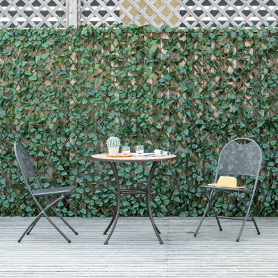 100cm Faux Evergreen Hedge