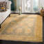Oushak Oriental Hand-Knotted Wool Gray/Gold Area Rug-1507260304