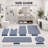Better Trends Haven Collection 100% Polyester 2100 GSM Bath Rug, Non-Slip TPR Backing, 24" x 40" Soft, Absorbent & Quick Dry Rug for Bathroom, Shower, Tub, Vanity & Sink Area, Dark Sage-119898212-129772261