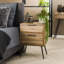 45cm W Steel Bedside Table