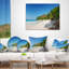 Coussin lombaire seascape anse georgette beach