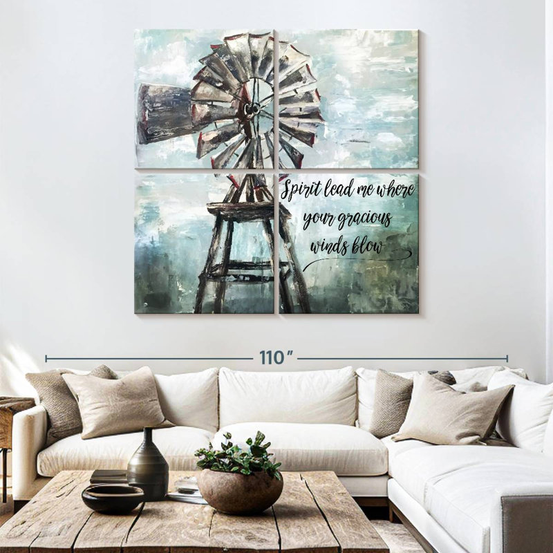 Lilie Primitive Windmill, 74" H x 74" W