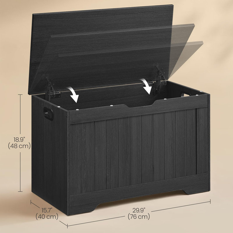 Coffre de rangement, Gris anthracite