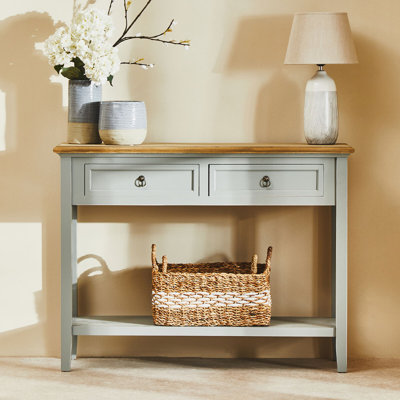 Elgin 100cm Solid Wood Top Console Table