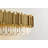 Modern 8 Light Gold Stainless Steel Wall Sconce