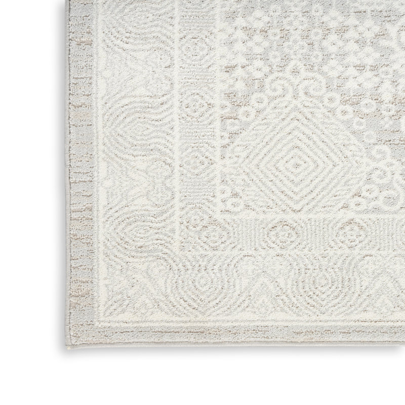 Tapis ivoire Bungalow Bungalow, Rectangle 5 pi 3 po x 7 pi 3 po