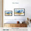 Abstrait «Golden Abstract Mountain», reproduction sur toile-101457128