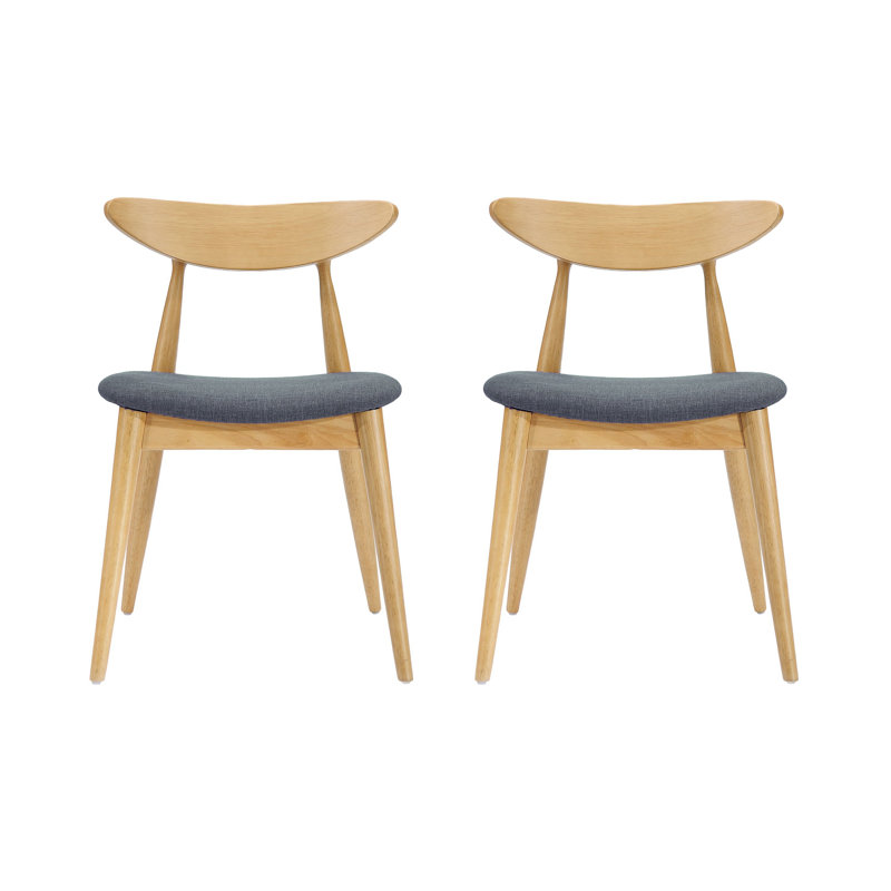 Drumnadrough 17.25'' H Upholstered Side Chair, Gray, Begie