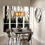 Miroir rond raffiné en métal doré-1682237028