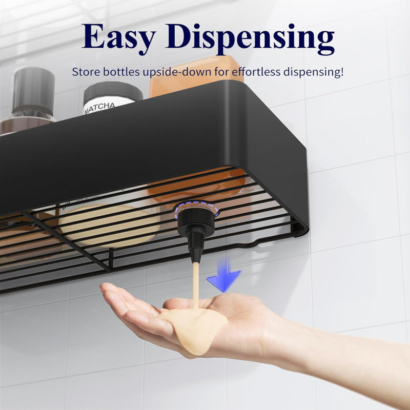 Argentine Adhesive Stainless Steel Shower Shelf