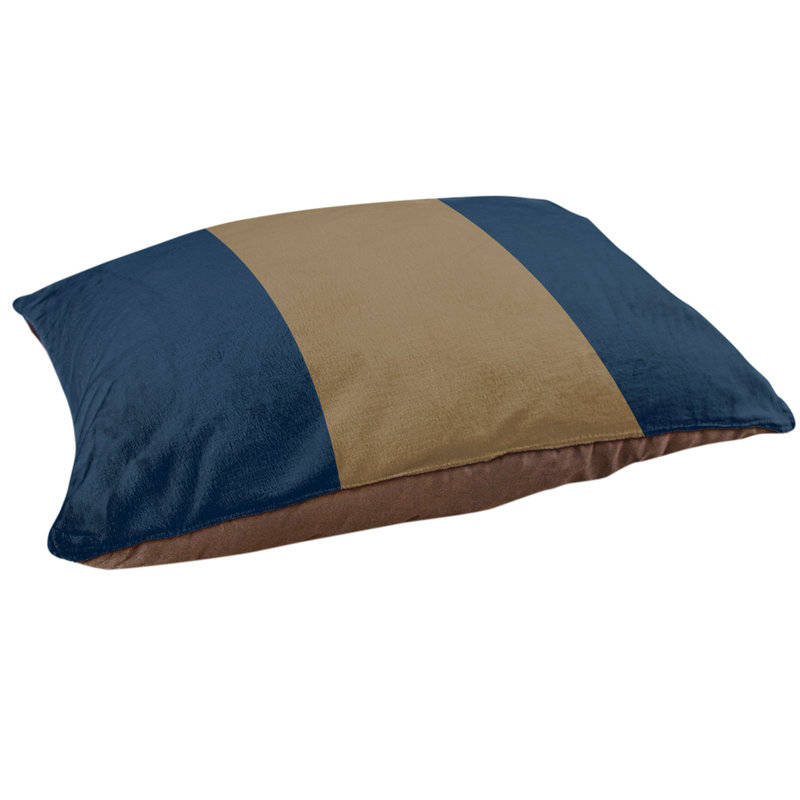 Coussin Los Angeles Anaheim, Bleu/doré, Petit (l 28 po x P 18 po x H 6 po)