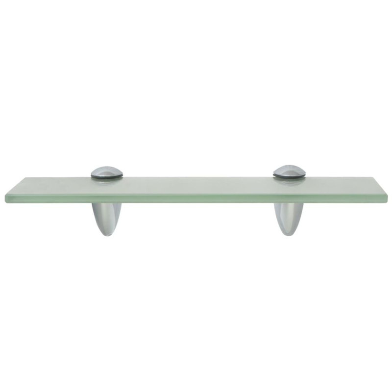 Glass Floating Shelf, Green, 0.8cm H x 30cm W x 20cm D