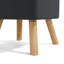 Germain Square Solid Colour Footstool Ottoman-50224522
