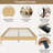 15 Inch High Solid Dry Bamboo Wood Platform Bed Frame, With Wood Slat Metal Support-929024934-929024943