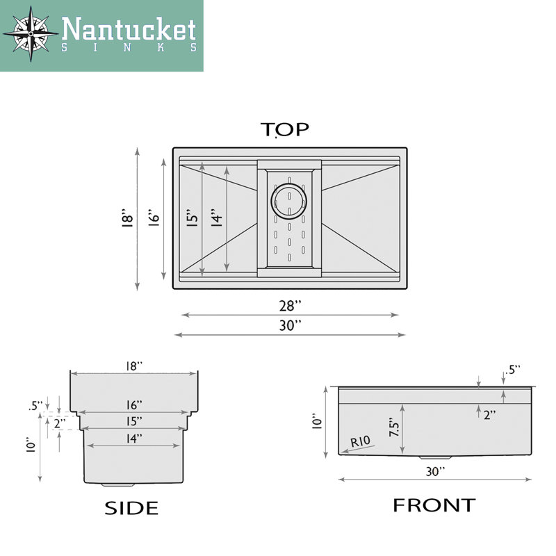 Pro Series Prep-Station Single Bowl Stainless Steel Workstation Sink