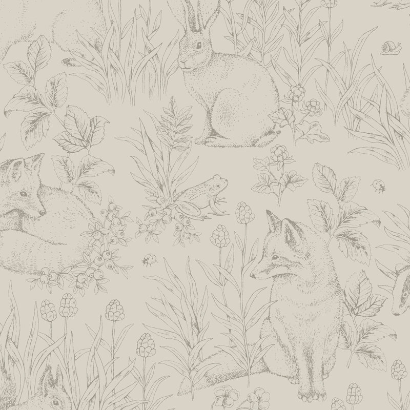 Papier peint amis de la forêt de Borestapeter