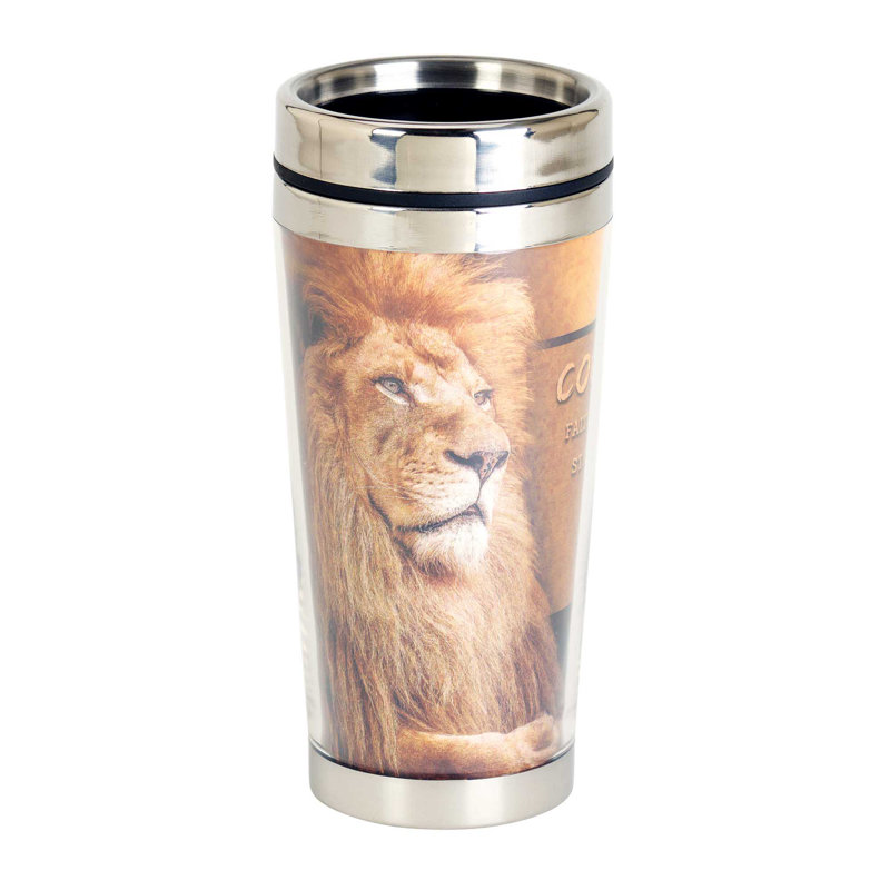 Tasse de voyage Lion Courage 16 oz