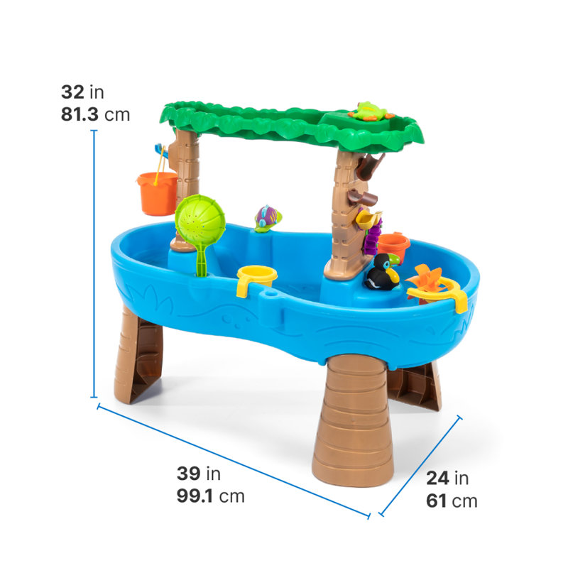 Step2 Tropical Rainforest Plastic Toddler Outdoor Water Table