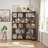 2-Piece Space-Saving Corner Bookshelf Set, Free Combination, Flexible Assembly For Home Office-254176677