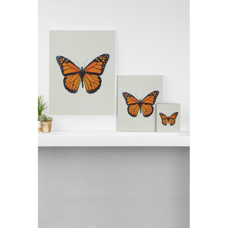 Raphic the grand papillon, art sur toile, H 10 po x l 8 po x P 1,5 po