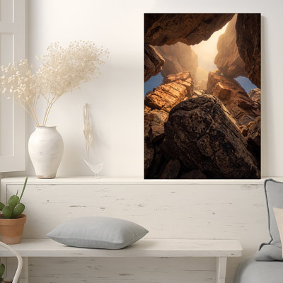 «Golden Canyon Rock Formation», art mural sur toile