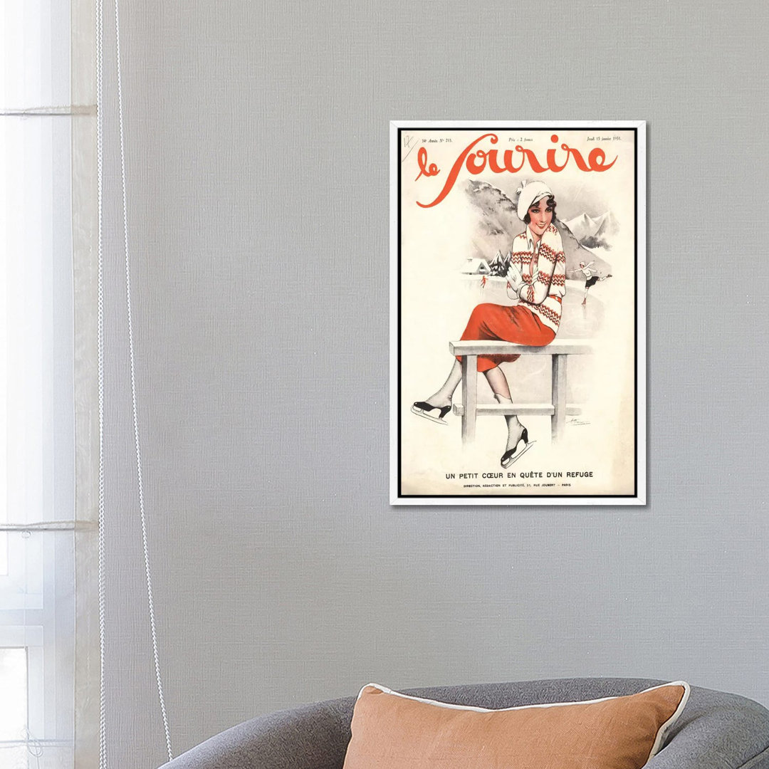 1930s Le Sourire Magazine Cover by The Advertising Archives - Gallery-Wrapped Canvas Giclée