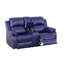 Ensemble de salon inclinable en similicuir 3 pièces Kisara
