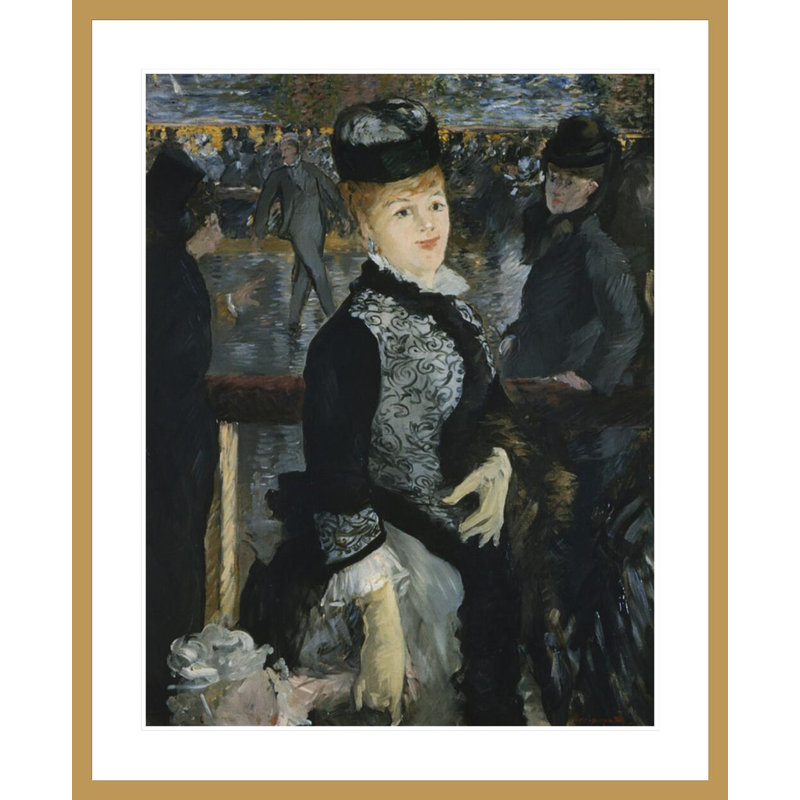 «Skating» par Edward Manet, impression giclée sur cadre, H 40,82 po x l 33,5 po