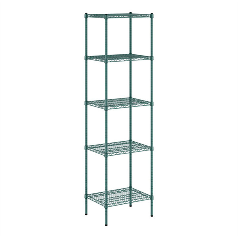 Reggan Shelving Unit, 84" H x 24" W x 18" D, Green