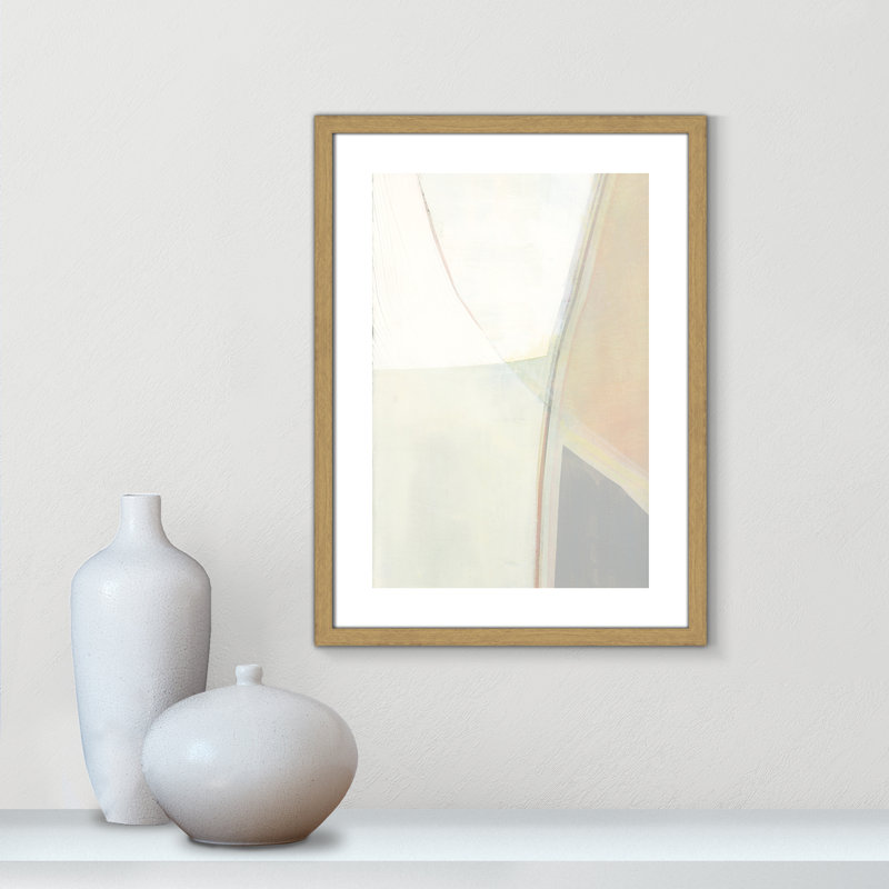 Alexandria In Neutral II - reproduction d'art, Toile avec cadre en bois beige, H 23 po x l 17 po x P 0,75 po
