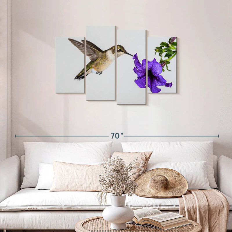 Brampt Purple Flower Hummingbird