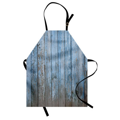 Tablier de clôture East Urban Home, cuisine de jardinage, taille adulte, bleu azur pâle
