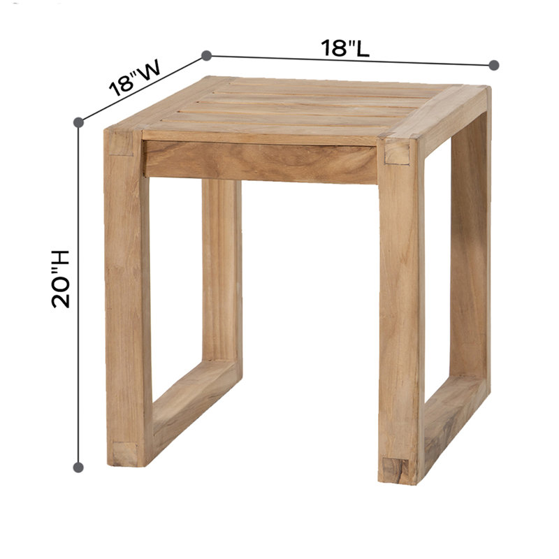Venice Outdoor 9 - Piece Teak Conversation Set, Granite
