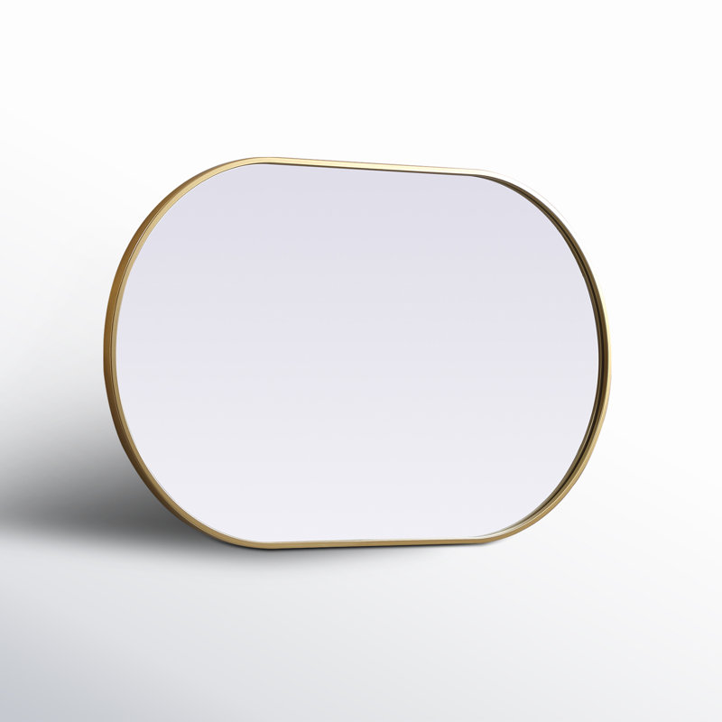 Miroir mural Sabine, Laiton, 40 po x 24 po