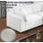 Squared Arm Wide Seat Upholstered Sofa-1464318008