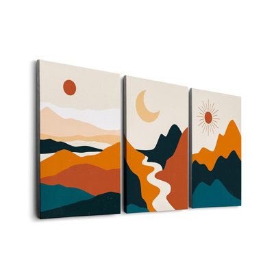 3 Piece Wrapped Canvas Print