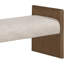 Banc rembourré en tissu beige Hickory-844275105-844275110