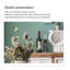 Buffet en bois massif blanc