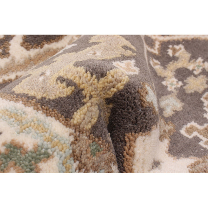 Tapis unique gris foncé de 2 pi 7 po x 12 pi Sunizona