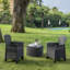 Scobey Side Table with 2  Chairs Garden Set