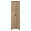 Armoire de rangement avec deux portes pour salle de bain, bureau, tablette réglable, panneau de fibres à densité moyenne-742480244