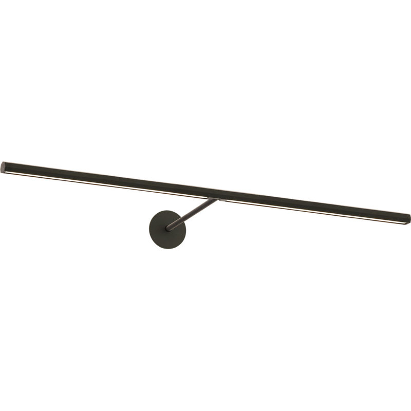 Plural Faceted Picture Light, Bronze, 0.7" H x 30" W x 8.9" D, 20.8