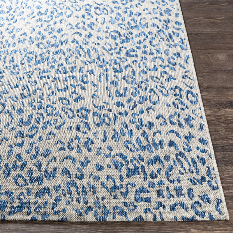 Gaphna Animal Print Indoor / Outdoor Rug, Rectangle 5'3" x 7'7"