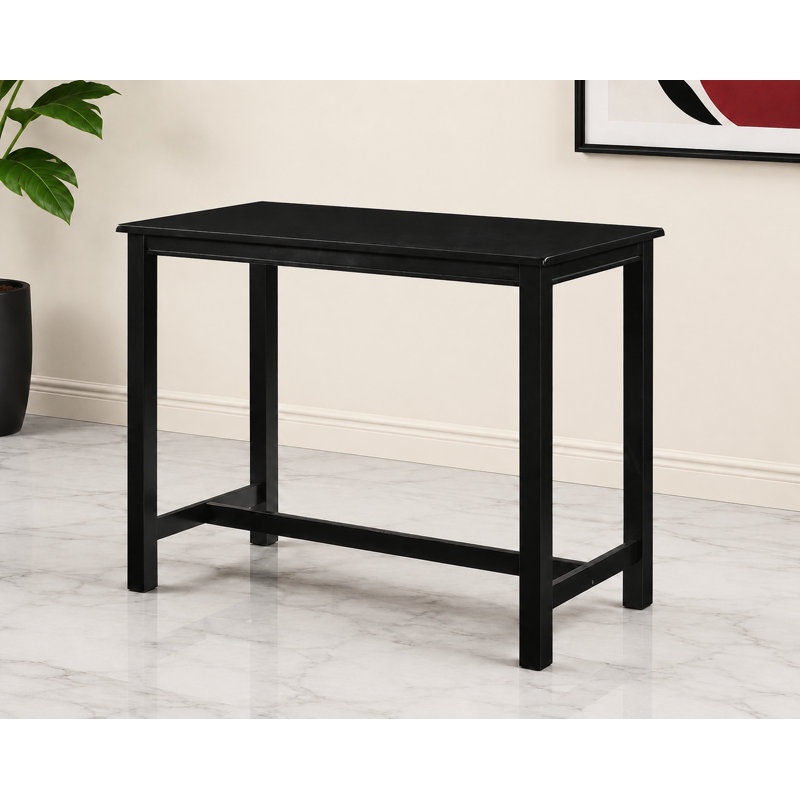 Table de salle à manger Pereira, Black, Black