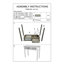 Console en bois massif Keenum