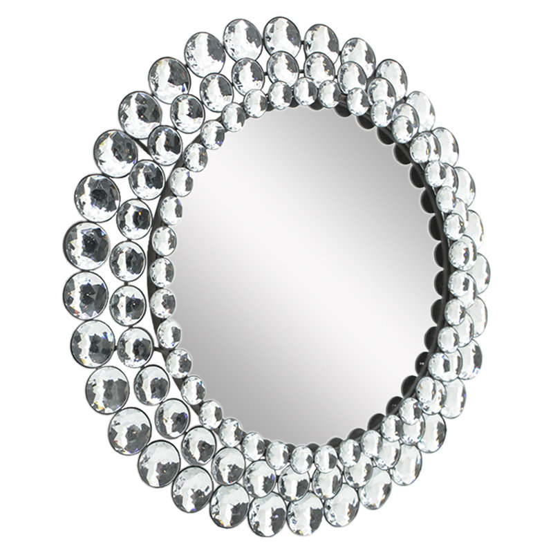 Chantal Acrylic Wall Mirror, 17" x 17"