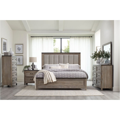 Jaqualin 4-2_Ibbie Two-Tone-Gray Panel Bedroom Set